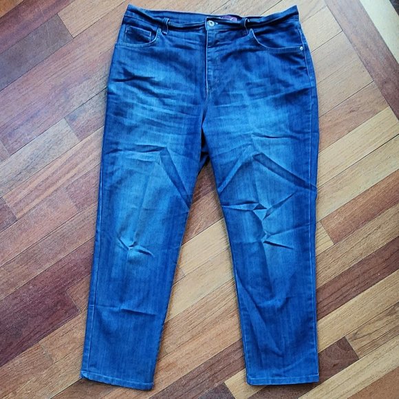 Gloria Vanderbilt Classic High Rise Tapered Jeans Size 14 Short - Picture 3 of 16